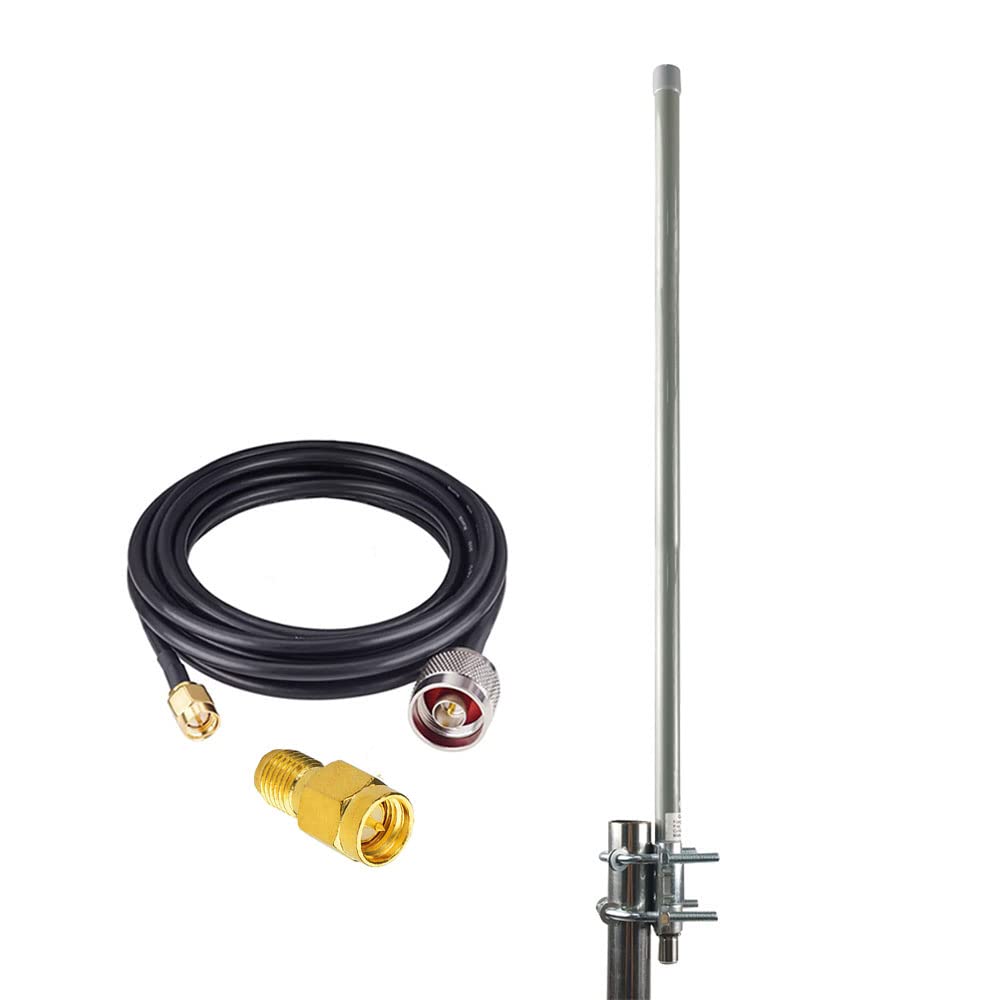 915mhz LoRa Antenna 10dbi 16.5ft RP-SMA SMA Cable Q63441