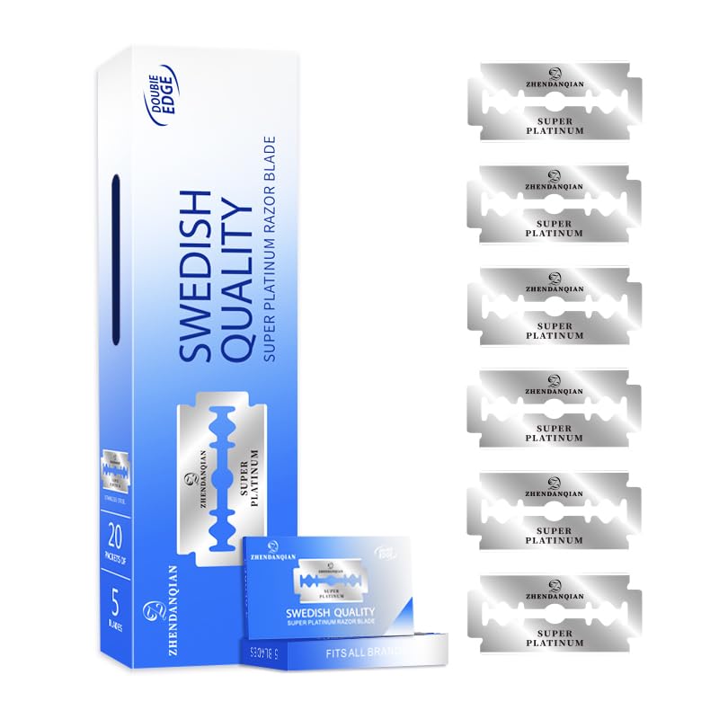 Double Edge Razor Blades, 100 Pack J161940