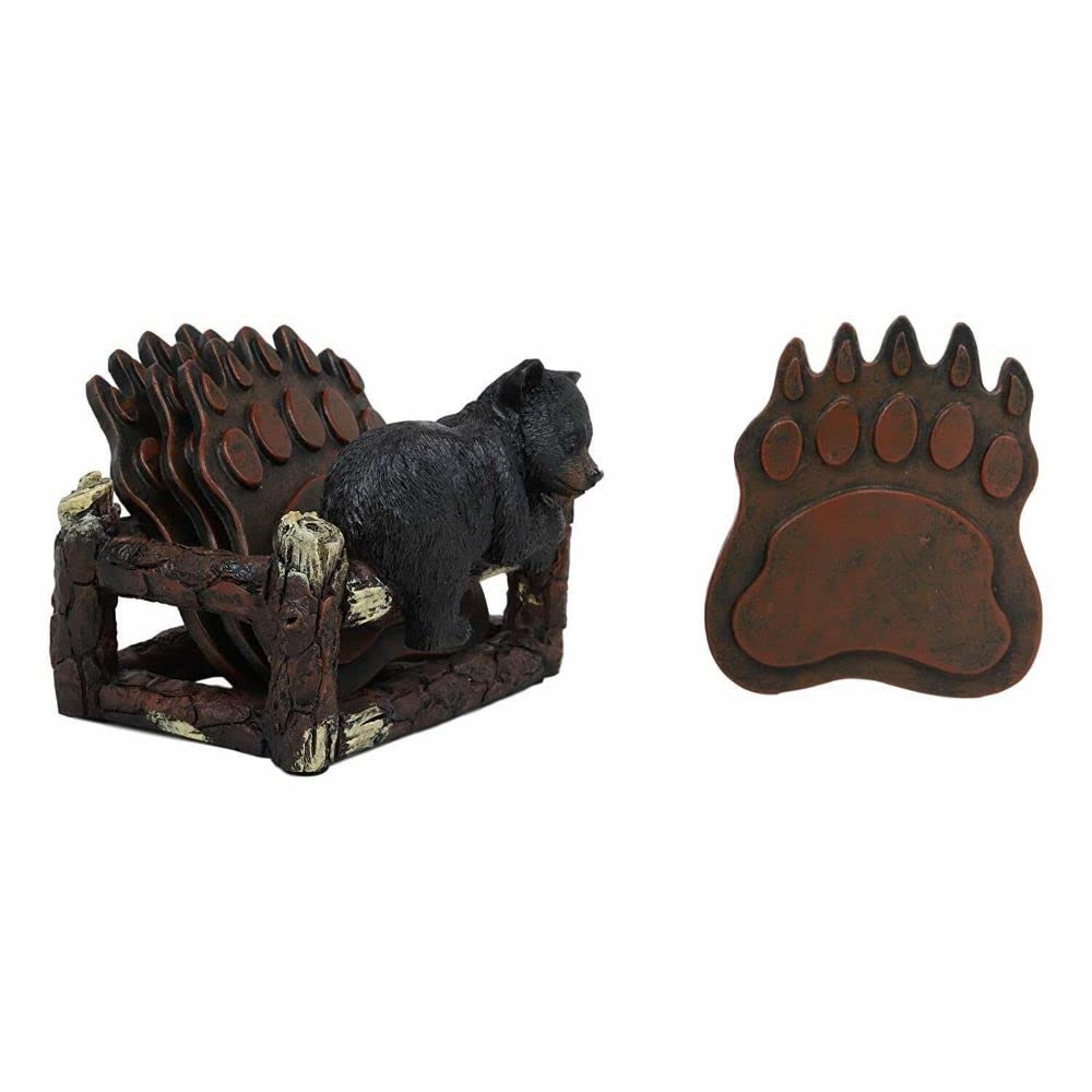 Black Bear Coaster Set of 4 C7082