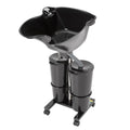 Portable Shampoo Bowl with Electric Pump, 2 Bucket Height Adjustable H504968