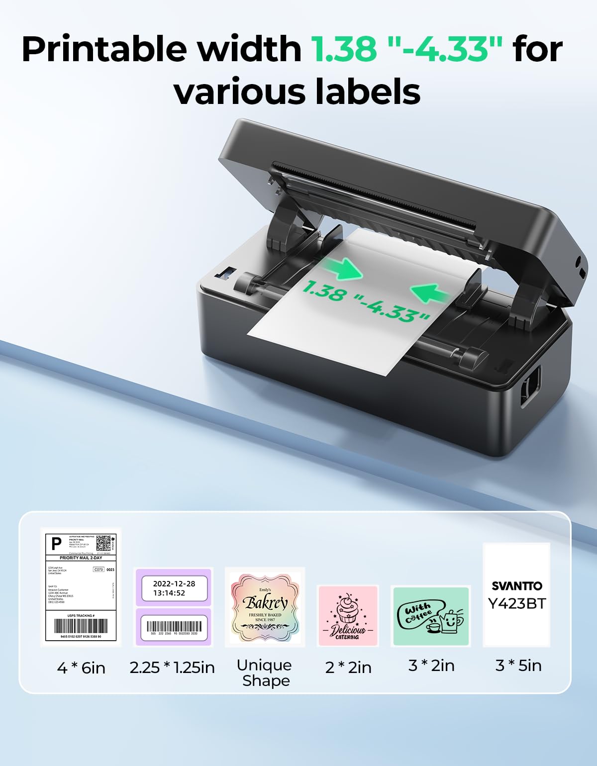 Bluetooth Thermal Label Printer U67751