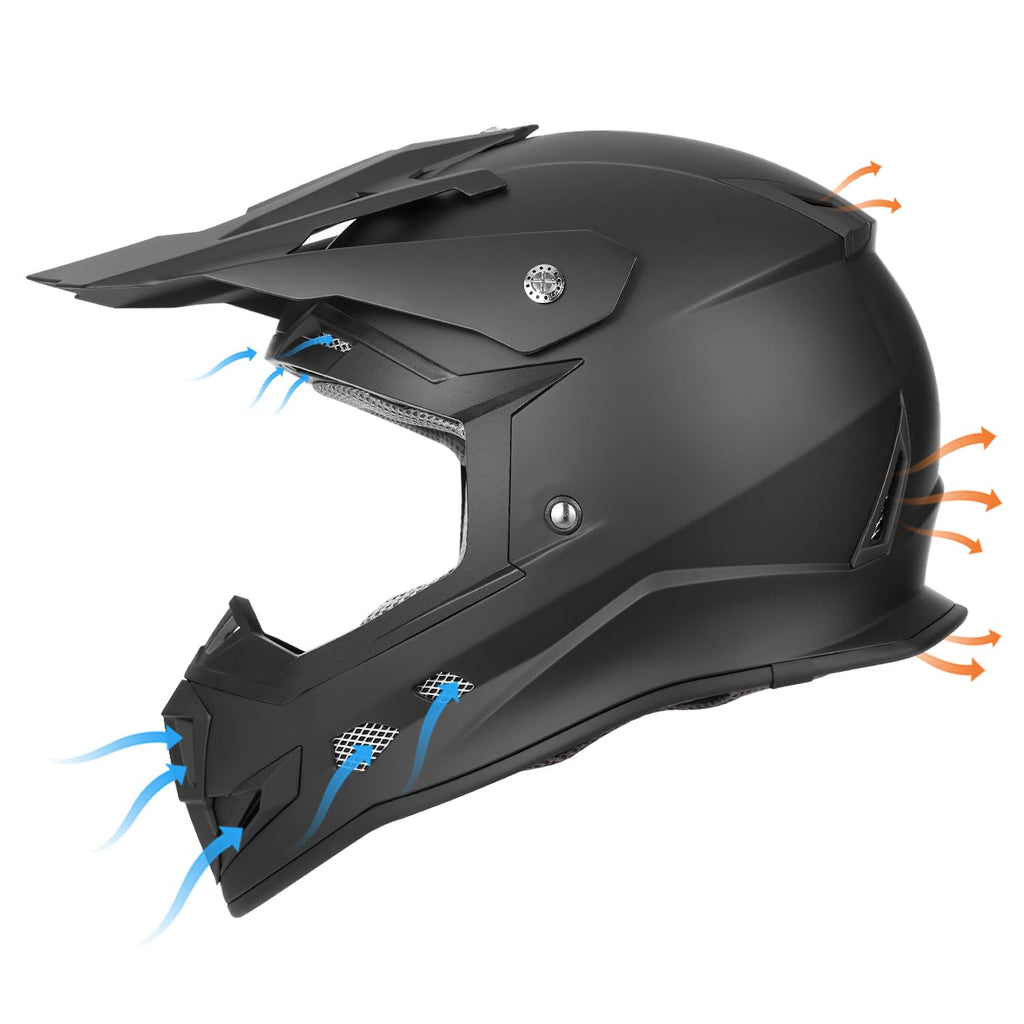 Full-Face Dirt Bike Motocross Helmet E3315