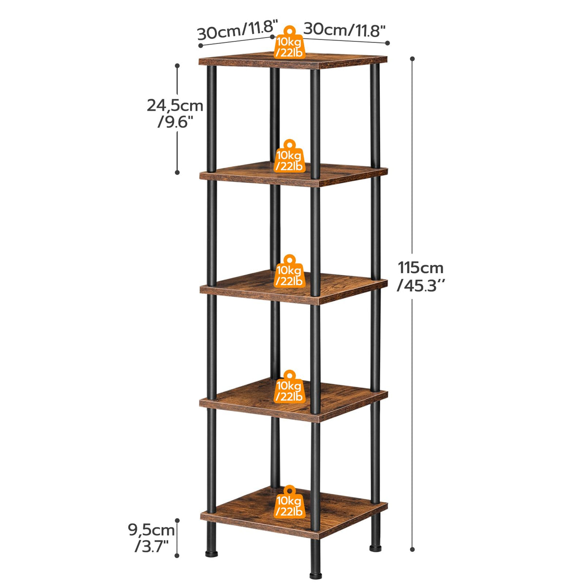 5-Tier Corner Shelf Stand H88776