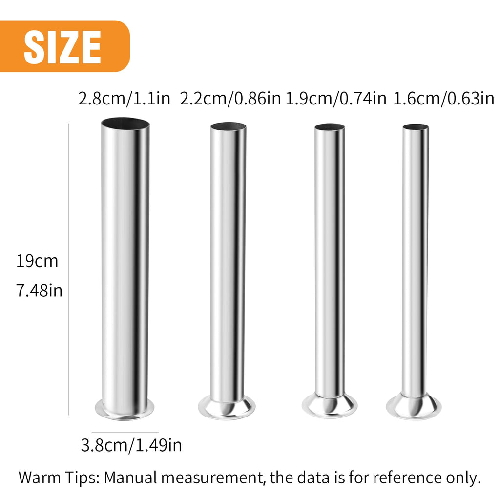 Stainless Steel Sausage Stuffer with 4 Nozzles W963