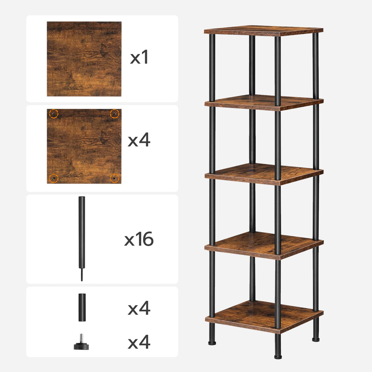 5-Tier Corner Shelf Stand H88776