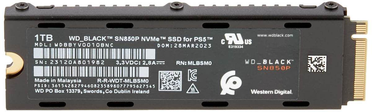 1TB NVMe M.2 SSD with Heatsink B136