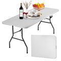 6 ft Heavy Duty Plastic Folding Table Q32867