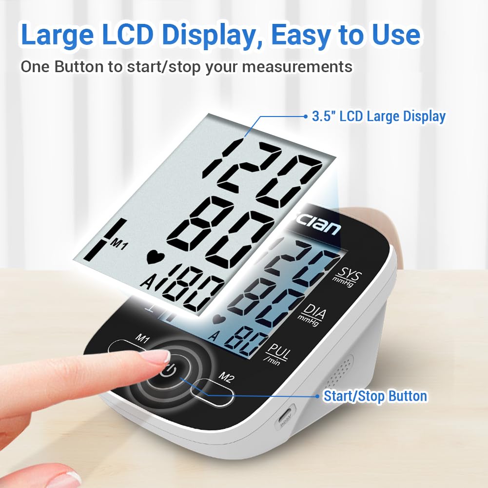 Automatic Upper Arm Blood Pressure Monitor with Large Cuff L2810