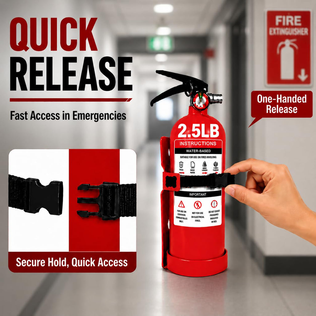 Fire Extinguisher Wall Mount Bracket 2.5 lb 1 Pack O35904