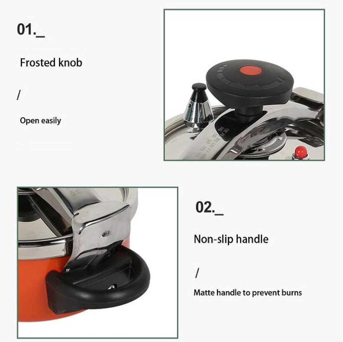 Camping Pressure Cooker Aluminum Alloy 2L J52449