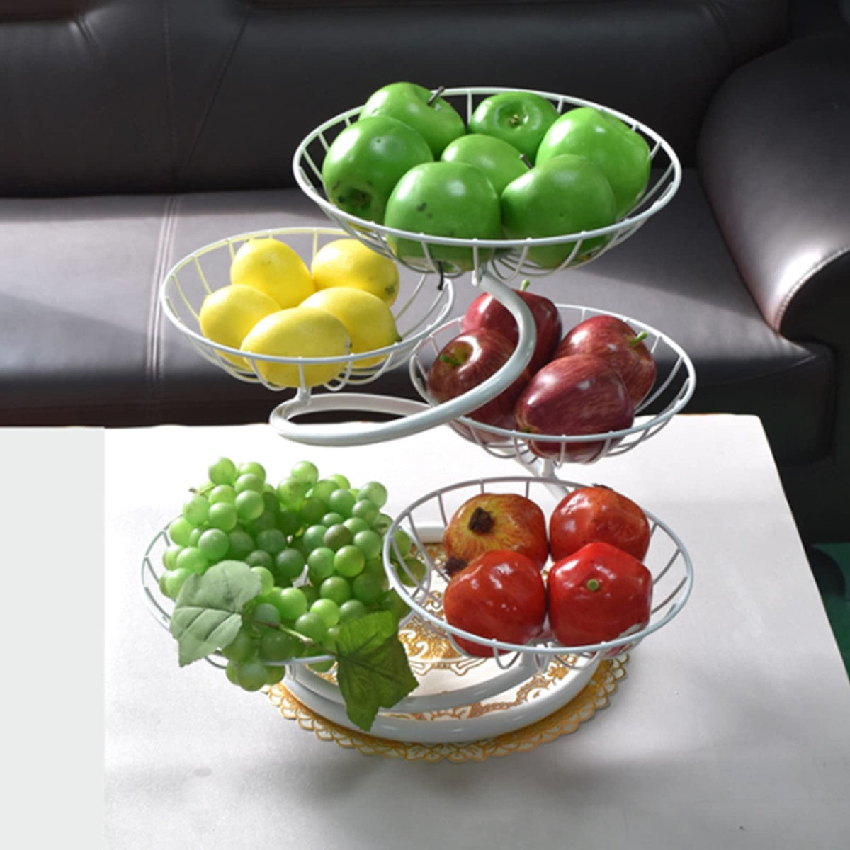 Fruit Bowl Multi-layer Fruit Tray Large Capacity F342