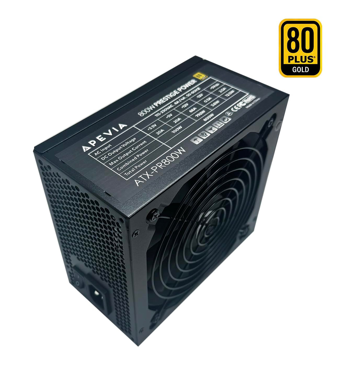 800W 80+ Gold Certified ATX Gaming Power Supply W57260