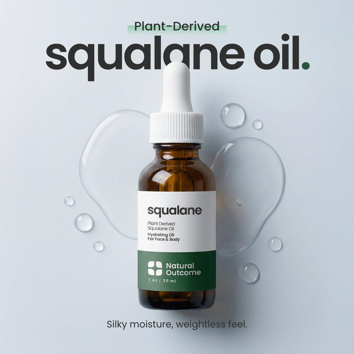 100% Plant Derived Squalane Oil 1 oz X50693