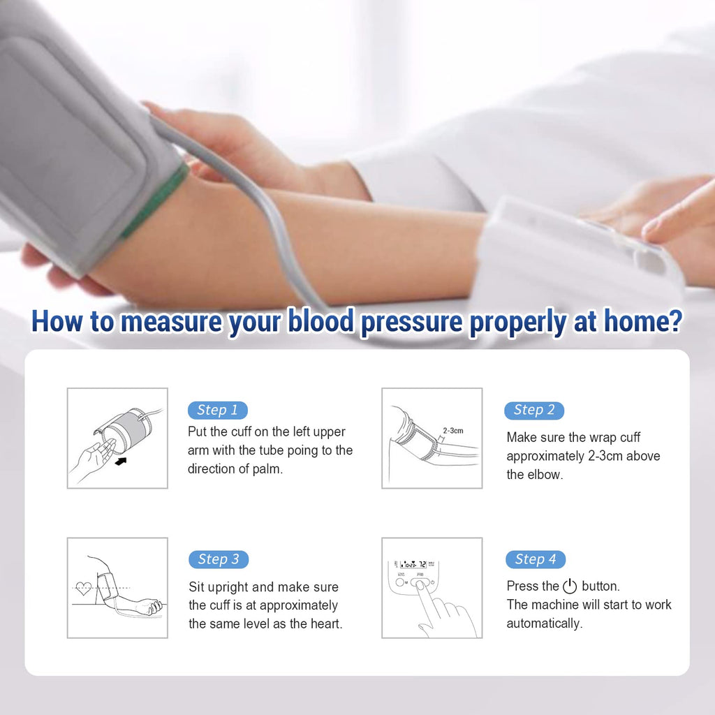 Automatic Upper Arm Blood Pressure Monitor with Large Cuff L2810