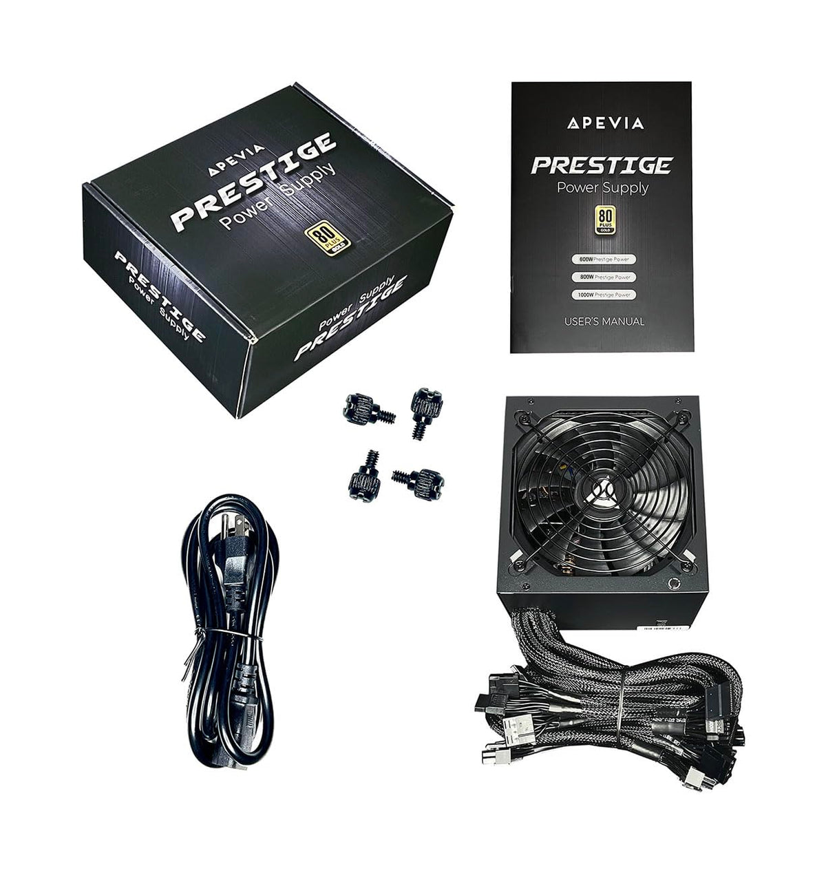 800W 80+ Gold Certified ATX Gaming Power Supply W57260
