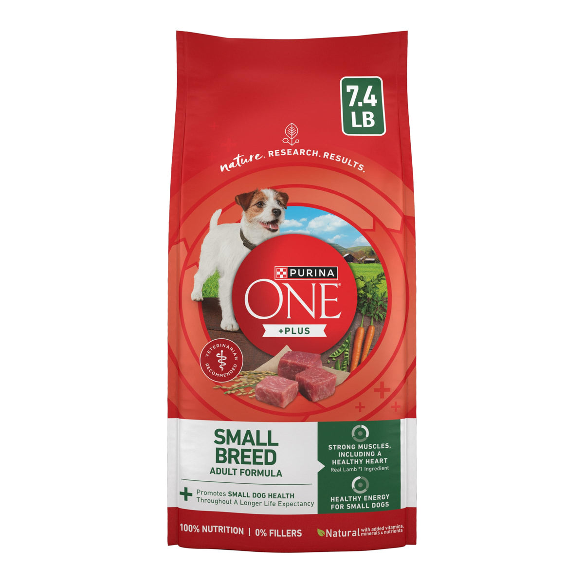 High Protein Dry Dog Food, Lamb, 7.4 lb Bag B741
