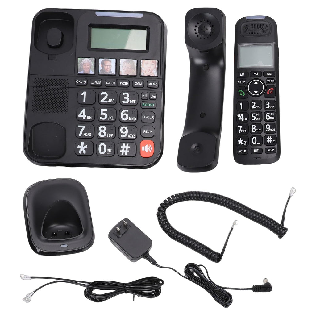 Expandable Corded/Cordless Phone System with Big Buttons X701