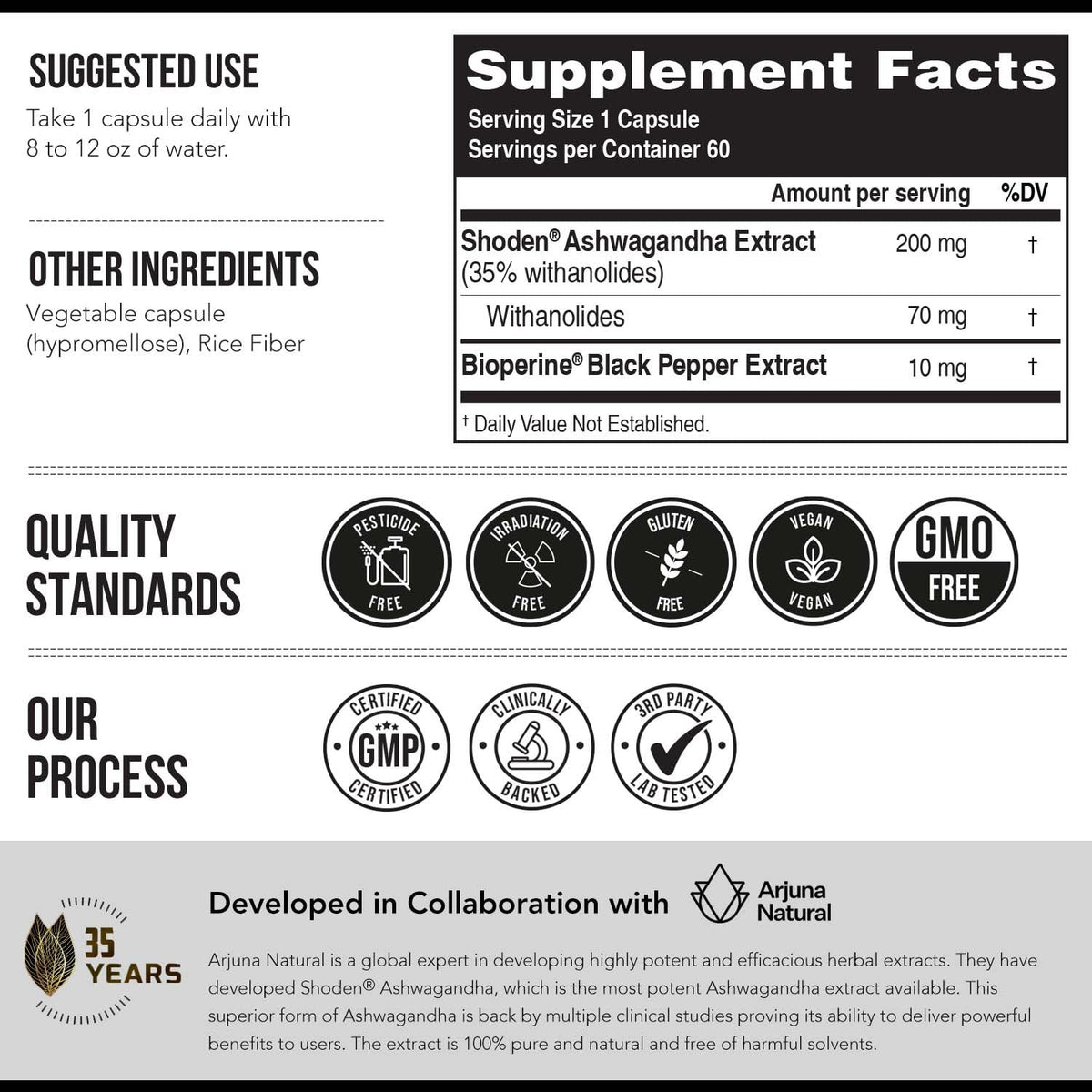 Ashwagandha Extract 35% Withanolides W861