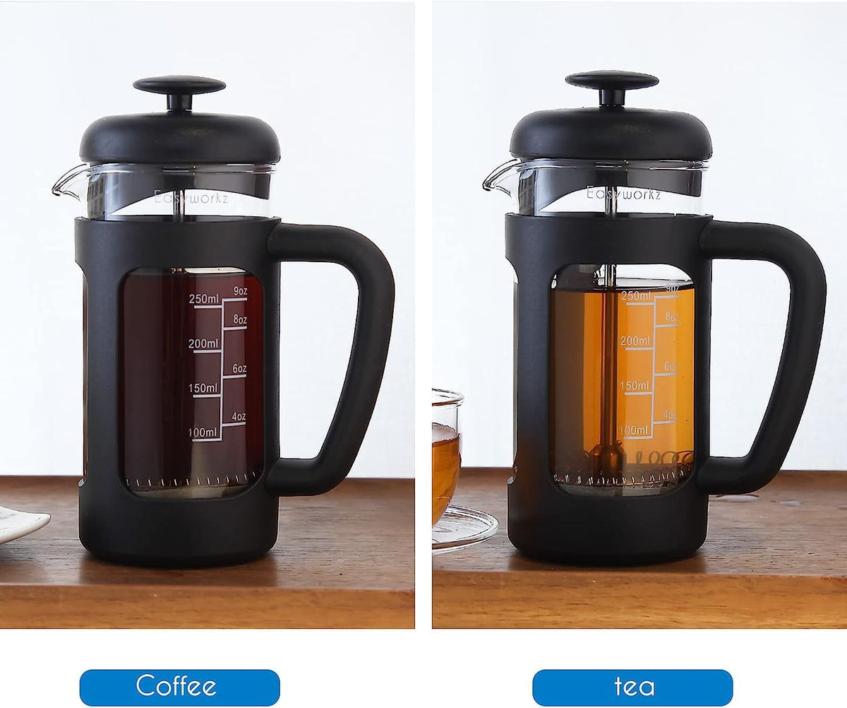 12 oz French Press Coffee Tea Maker with Measuring Spoon Z611242