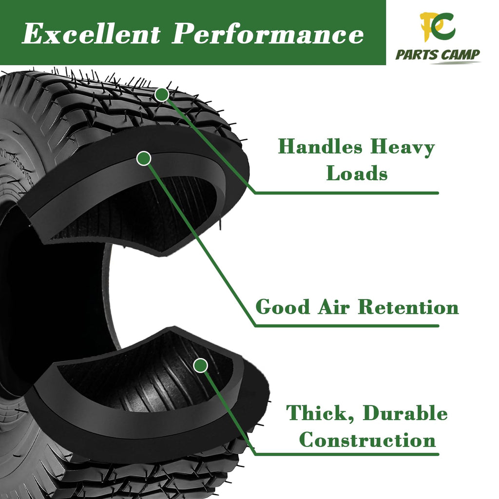 15x6.00-6 Tire and Inner Tube Set with TR-13 Valve Stem B996515