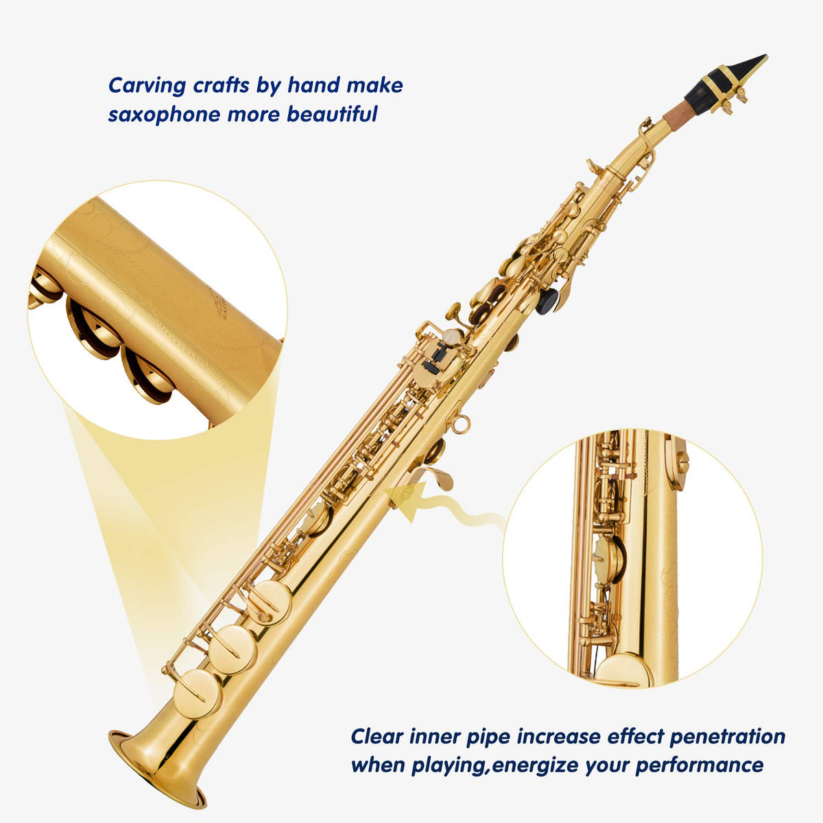 Bb Straight Soprano Saxophone S907653