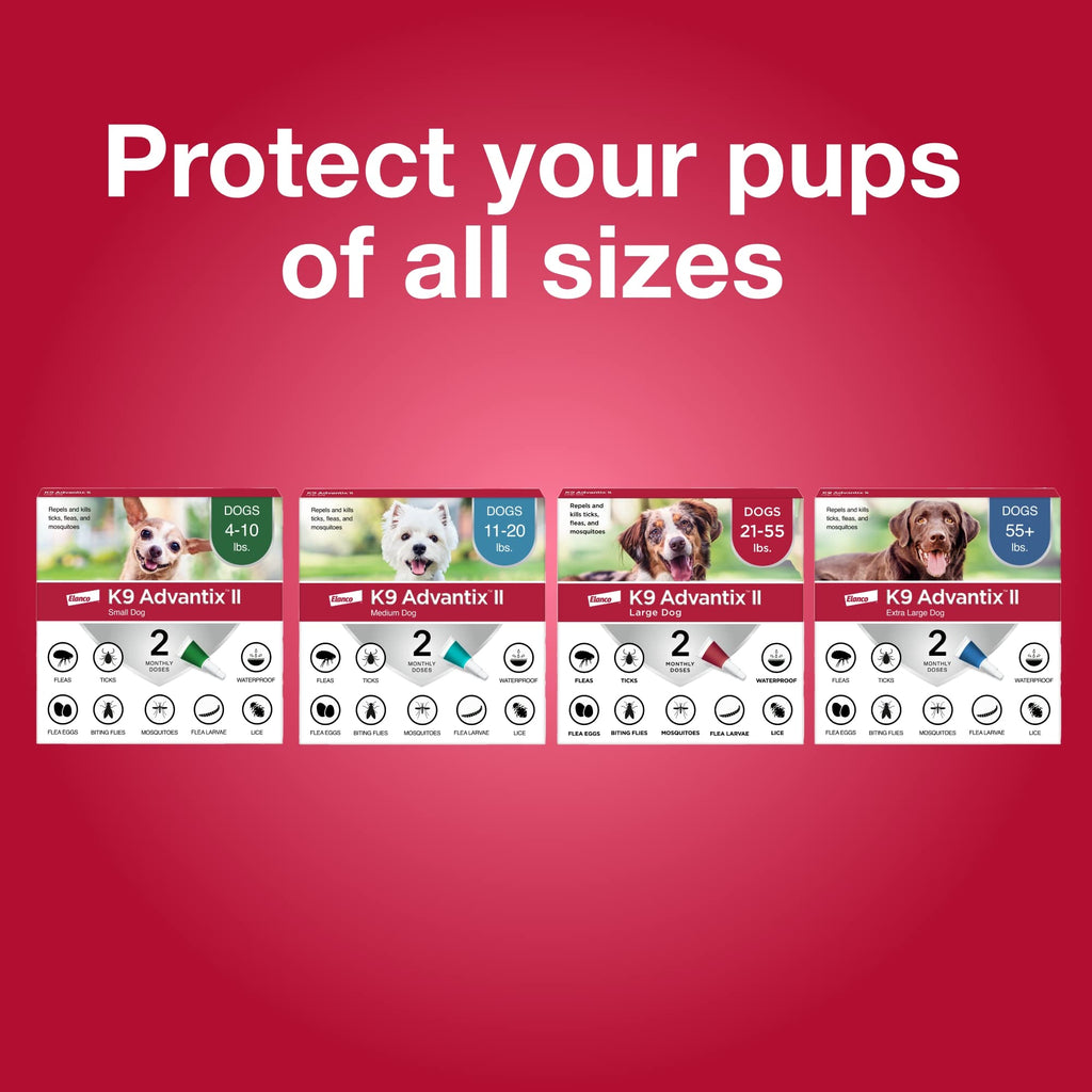 Flea, Tick & Mosquito Treatment & Prevention for Dogs 4-10 lbs F37087