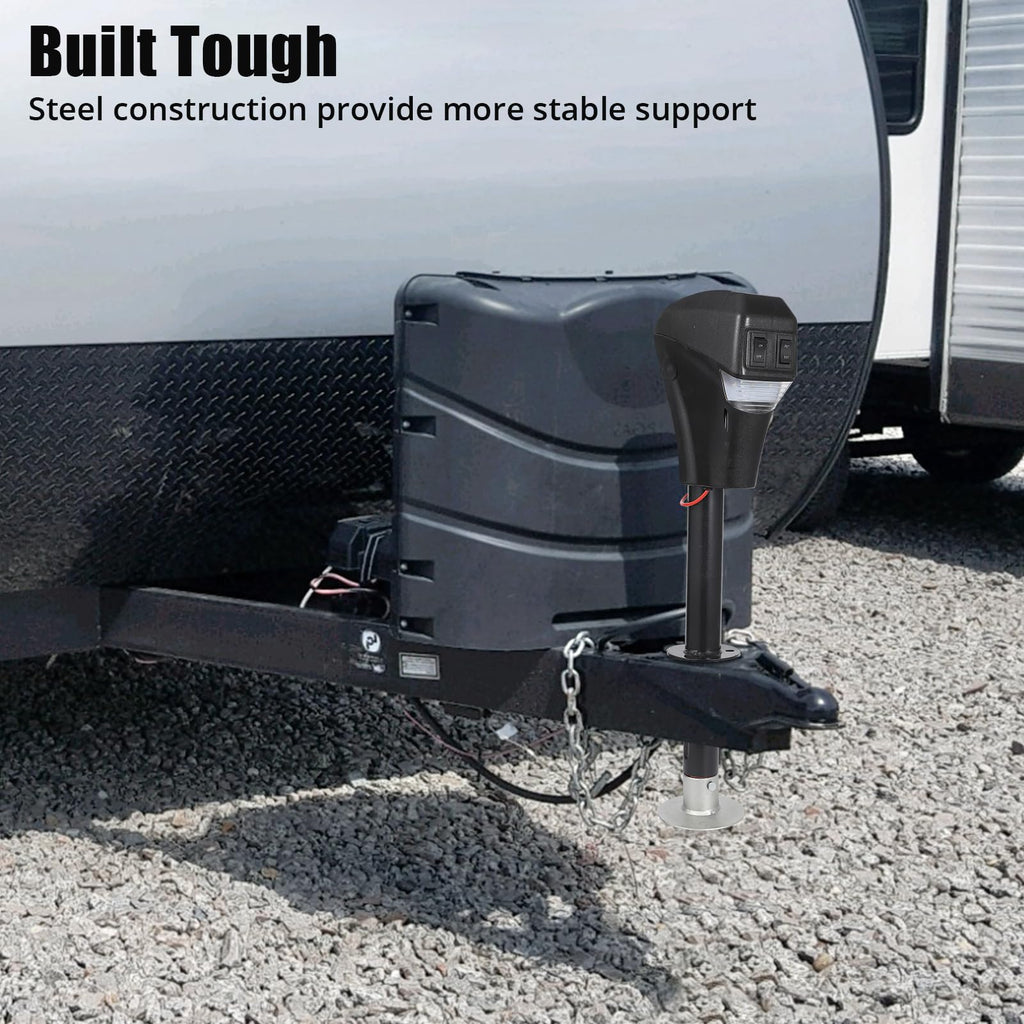 3500lbs 12V Electric Tongue Jack with LED B619