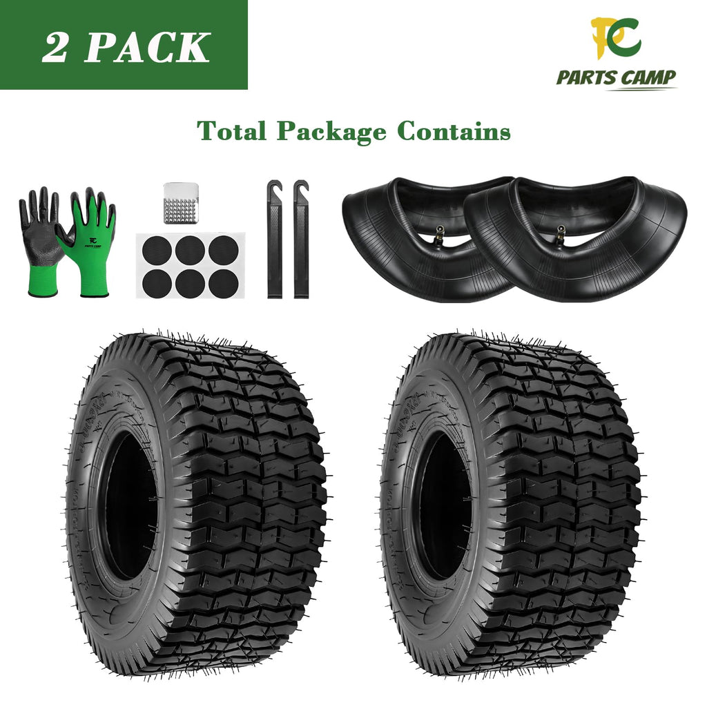 15x6.00-6 Tire and Inner Tube Set with TR-13 Valve Stem B996515