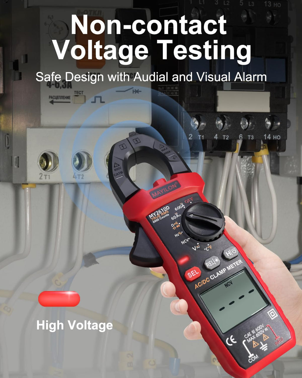 Digital Clamp Meter TRMS 6000 Counts C745301