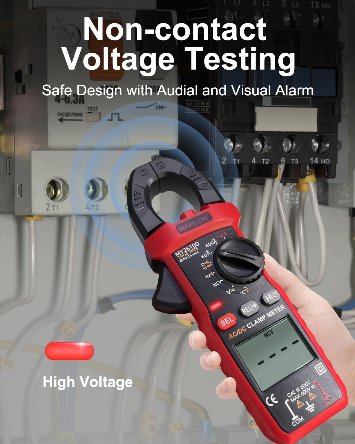 Digital Clamp Meter TRMS 6000 Counts C745301