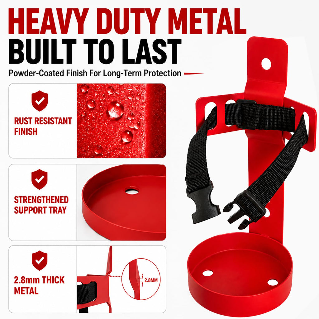 Fire Extinguisher Wall Mount Bracket 2.5 lb 1 Pack O35904