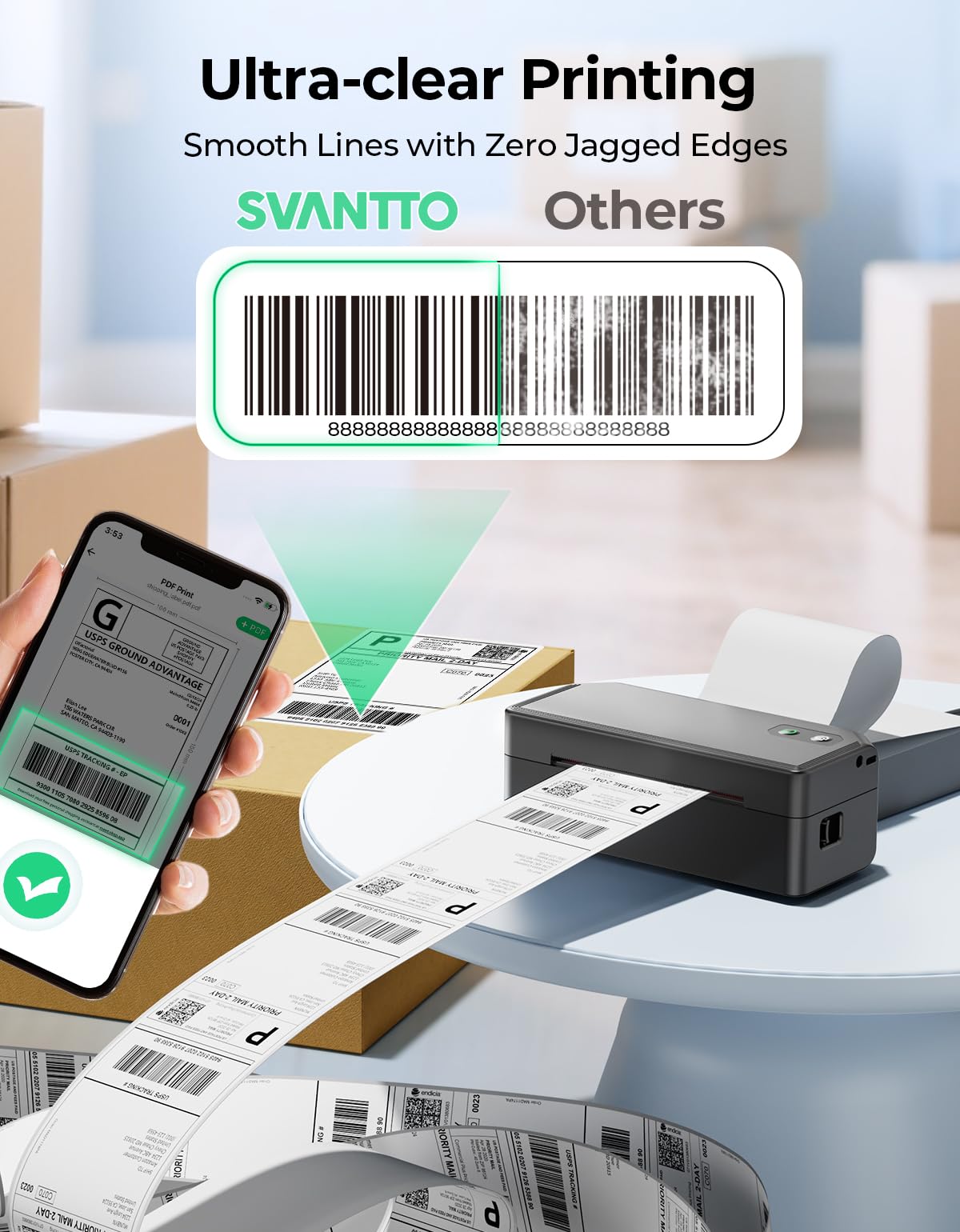 Bluetooth Thermal Label Printer U67751
