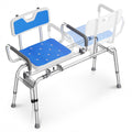 Sliding Shower Chair with 360° Swivel Seat B265