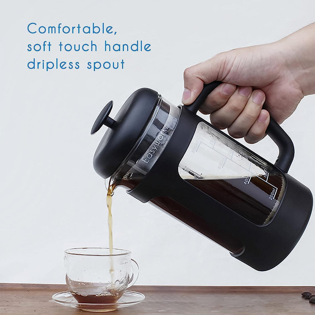 12 oz French Press Coffee Tea Maker with Measuring Spoon Z611242
