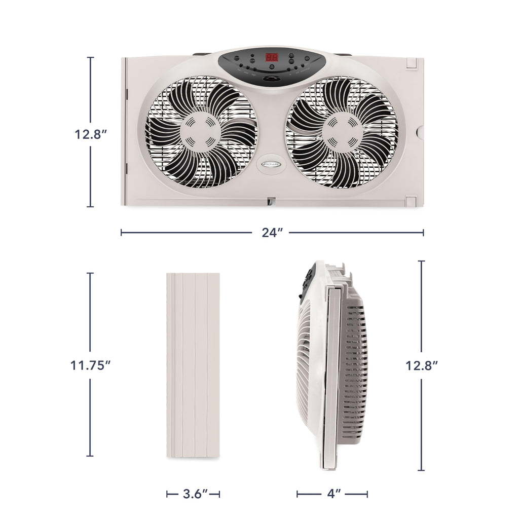 Window Fan with Reversible Airflow Blades, 3-Speed L5187