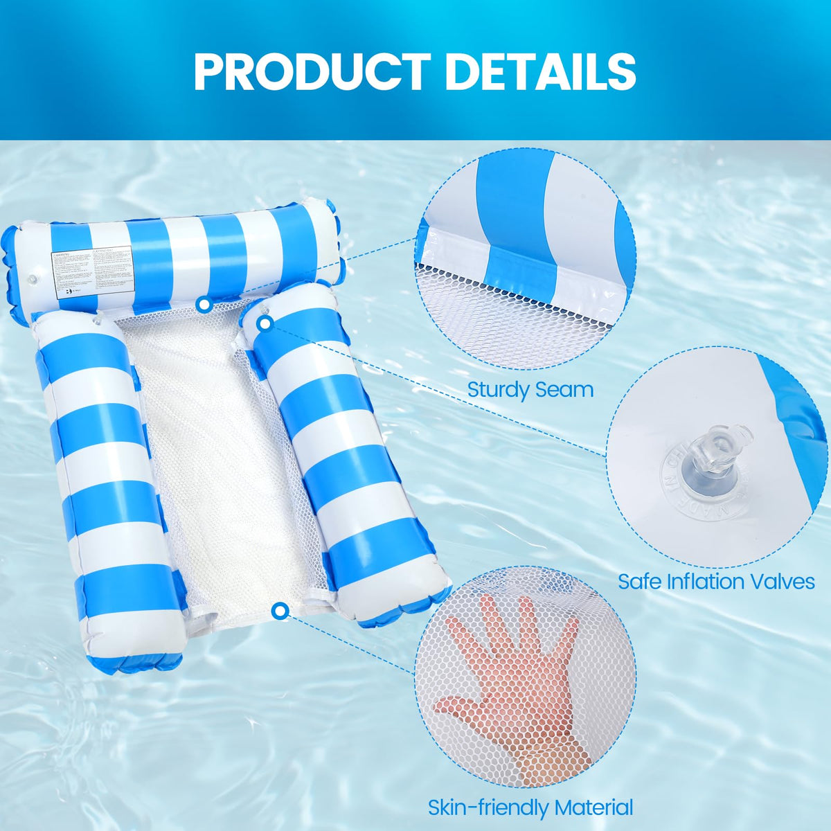 2 Pack Inflatable Pool Floats S58039