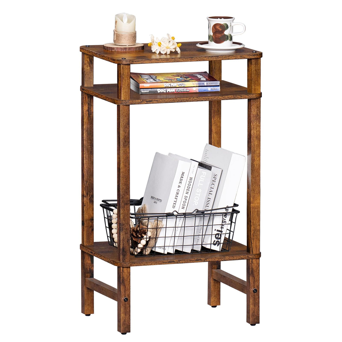 Brown Industrial End Tables L519733