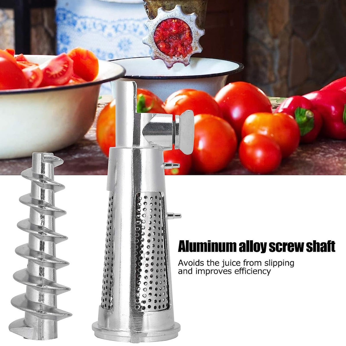 Tomato Juicer Vegetable Strainer Meat Grinder Sausage Stuffer Attachment Z87394