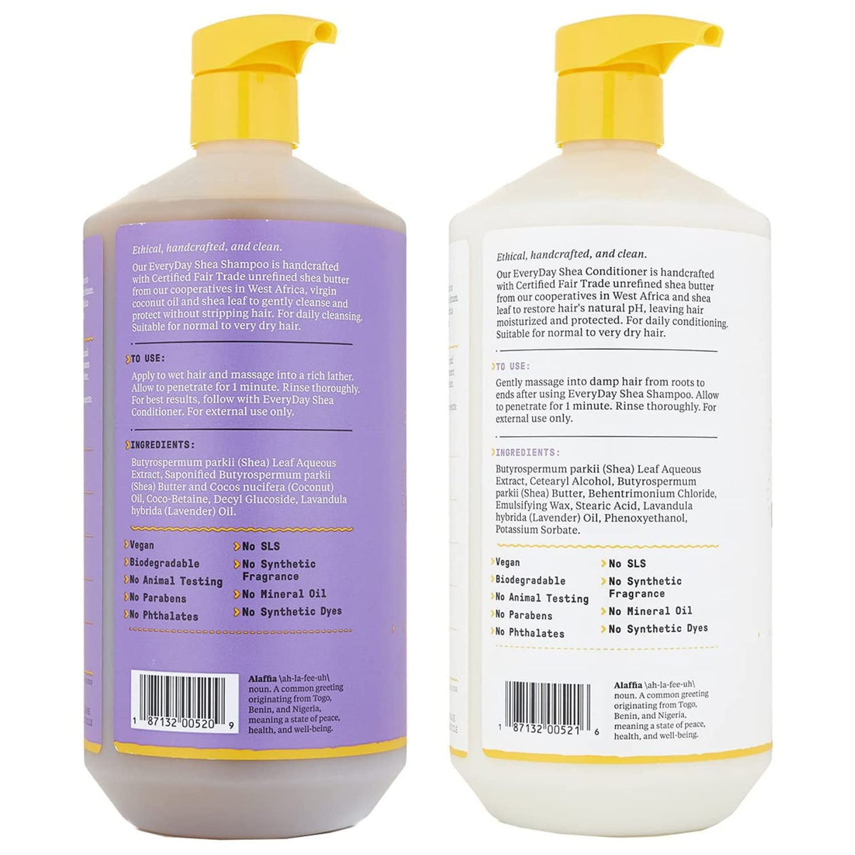 Lavender Shea Shampoo & Conditioner Set I869413