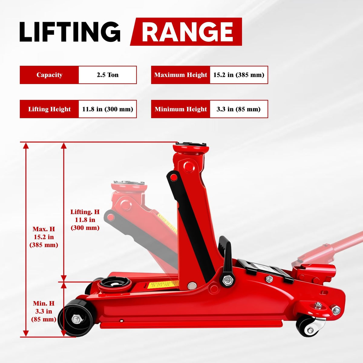 2.5 Ton Low-Profile Hydraulic Floor Jack M49894