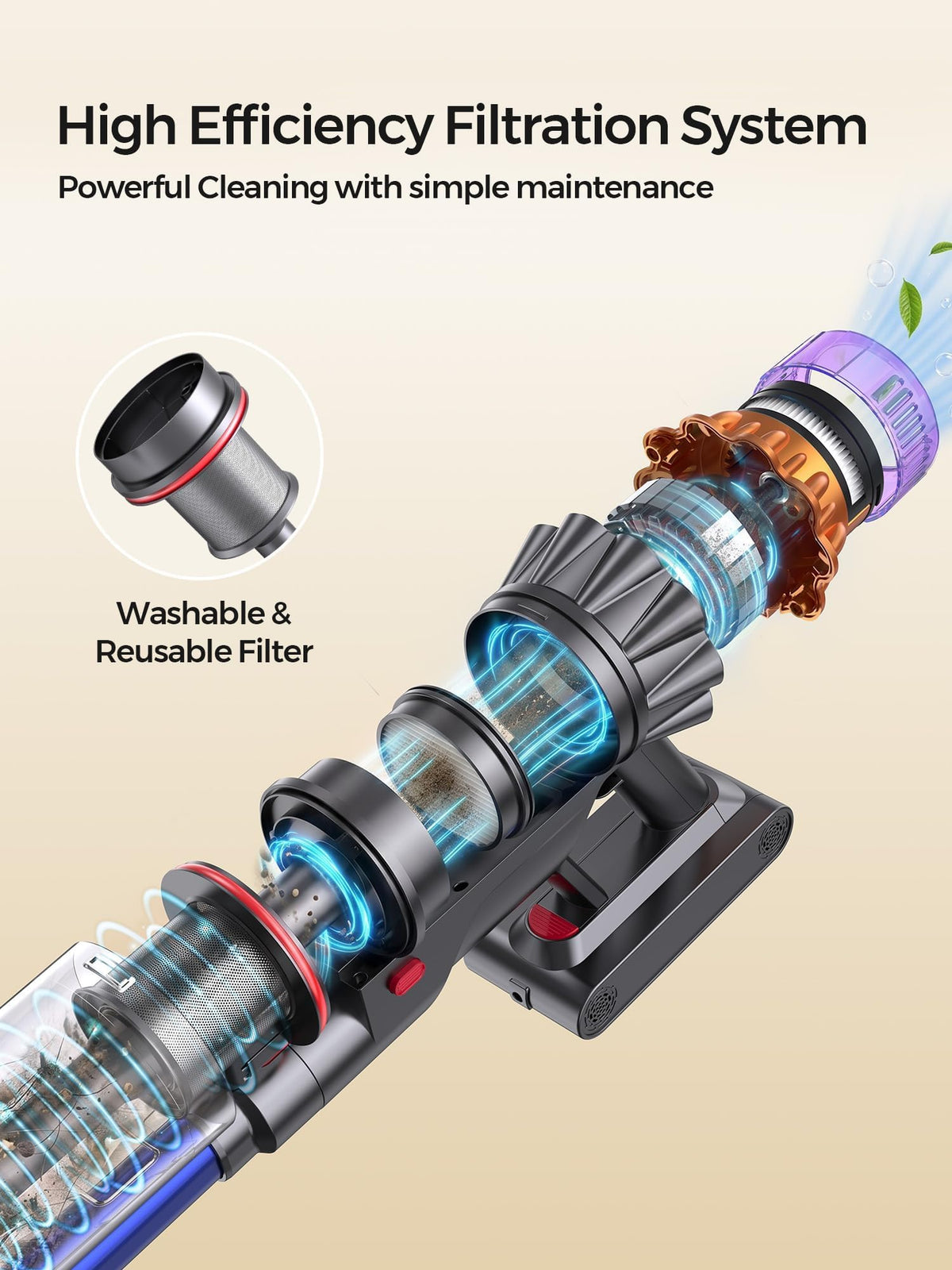 Cordless Stick Vacuum Cleaner X4107