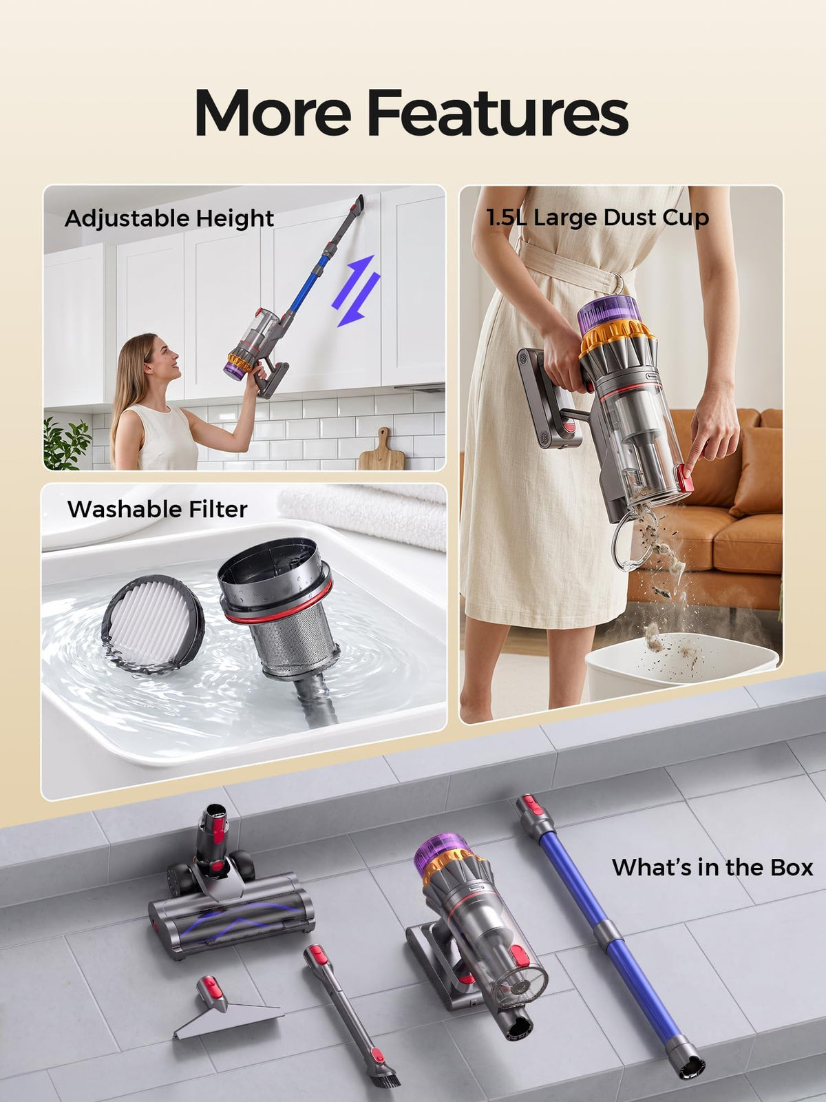 Cordless Stick Vacuum Cleaner X4107