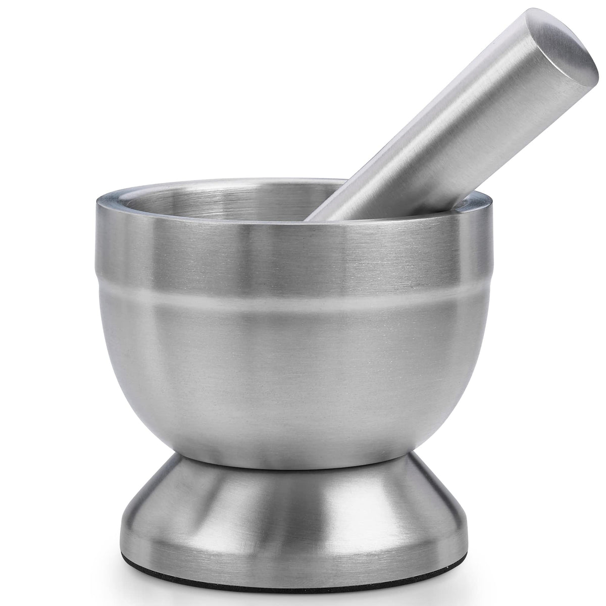 304 Food Grade Stainless Steel Mortar and Pestle Pill Crusher I471512