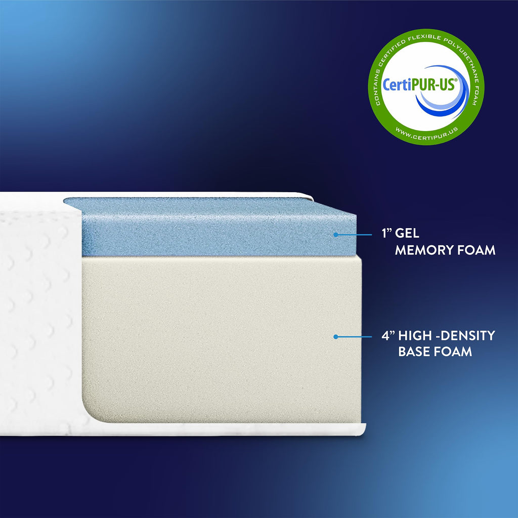 5 Inch Twin Cooling Gel Memory Foam Mattress G41188