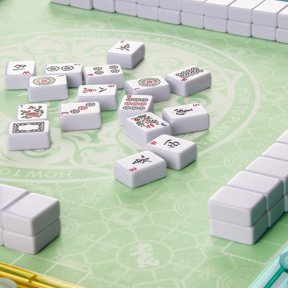 American Mahjong Set with Mat and Racks H52312