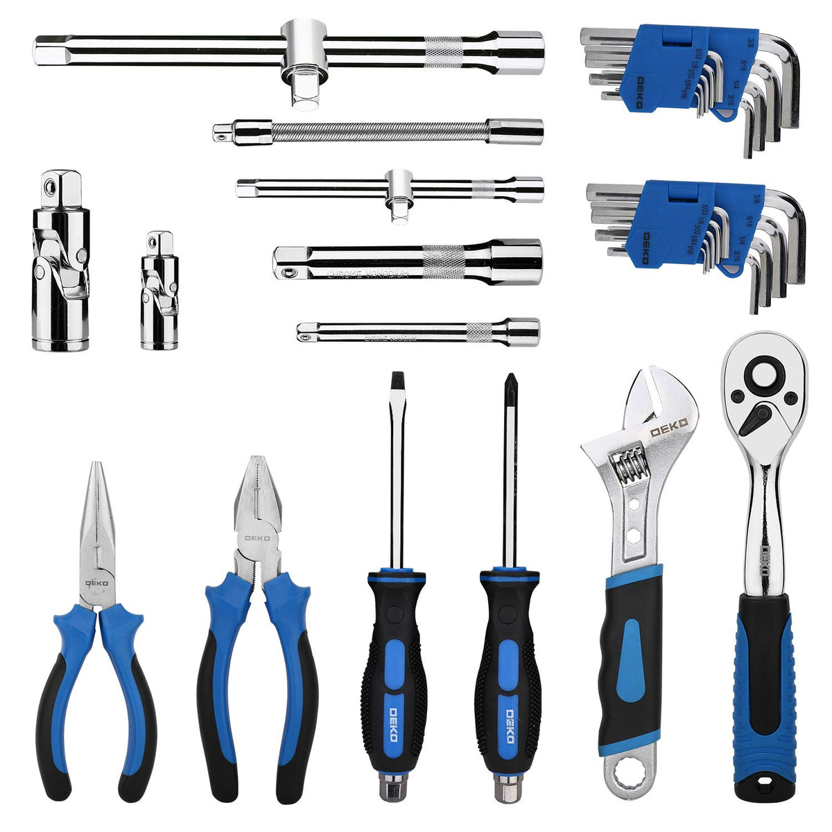 118 Piece Tool Kit Socket Wrench H981
