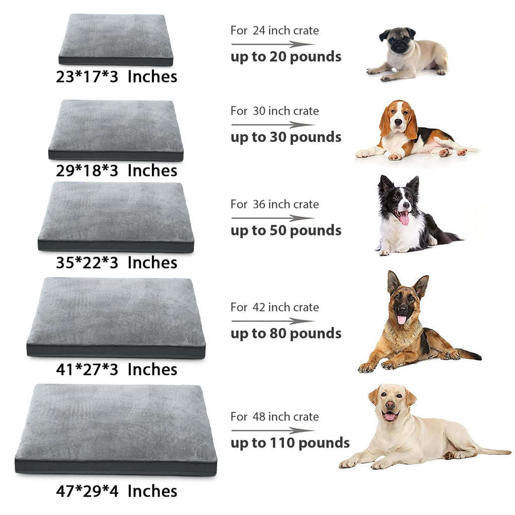 Large Plush Dog Bed with Washable Cover Y93689