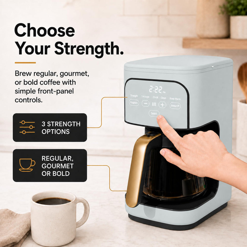 12-Cup Programmable Drip Coffee Maker E353158