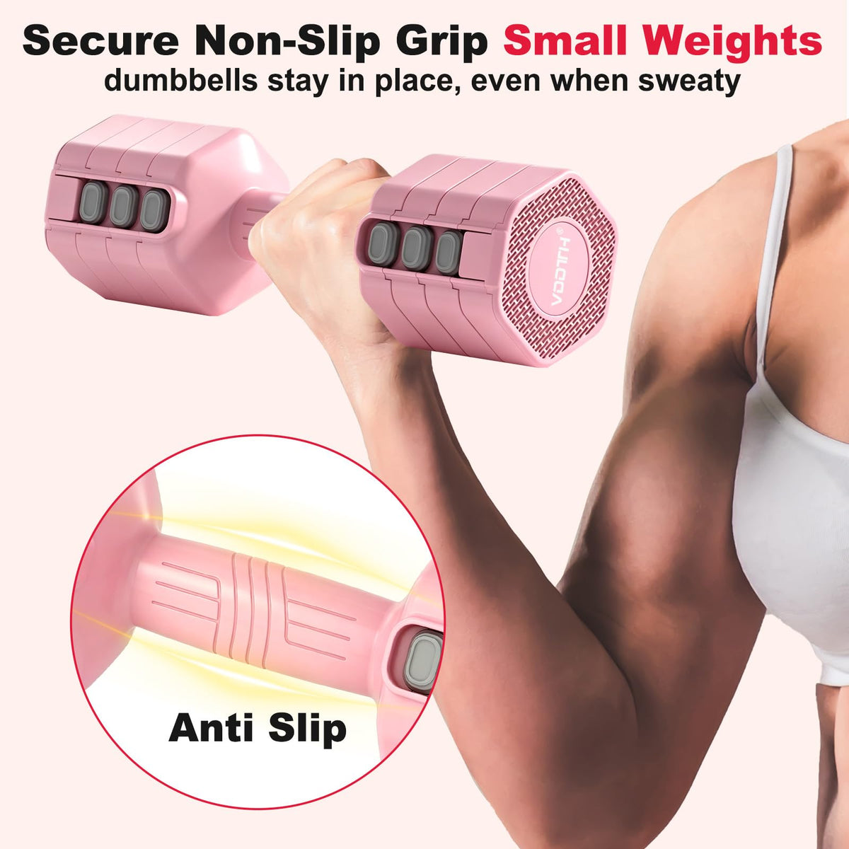 Adjustable Dumbbell Set 5/10 LB Pair C39719