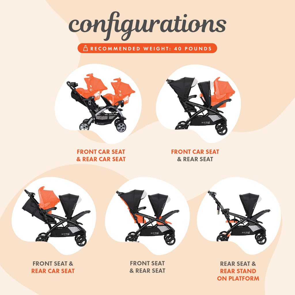 Double Stroller & Car Seat O445747